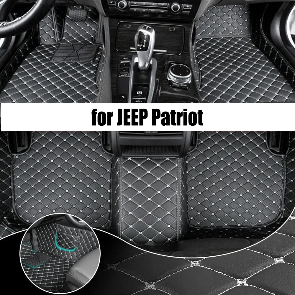 

HUTECRL Car Floor Mat for JEEP Patriot 2007-2015 Year Upgraded Version Foot Coche Accessories Carpets