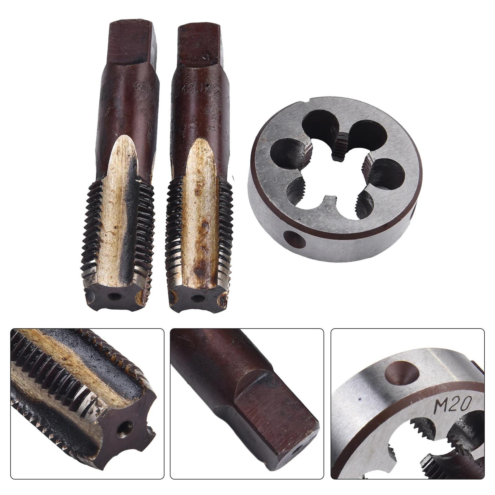 3 шт. метрическая резьба M20 X 15 мм коническая заглушка метчик и штамповка набор
