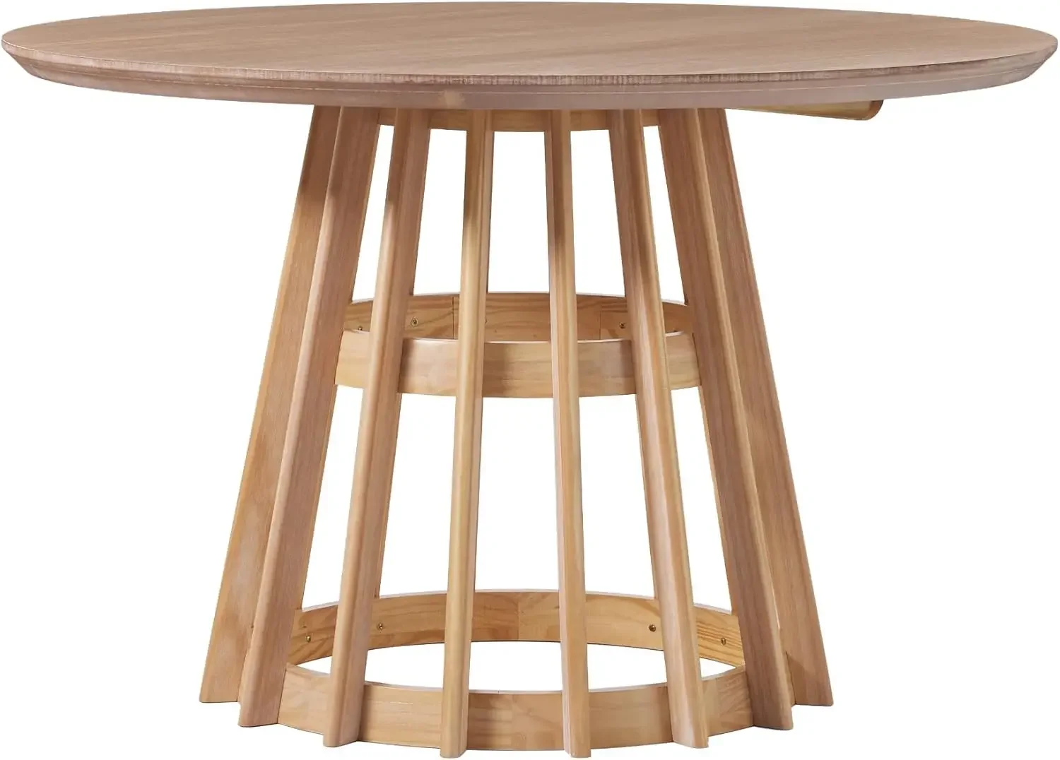 Фото Для Walker Edison skandi navis chen Latten Holz Sockel Basis Esstisch, 48 Zoll, сертифицированный белый цвет №1