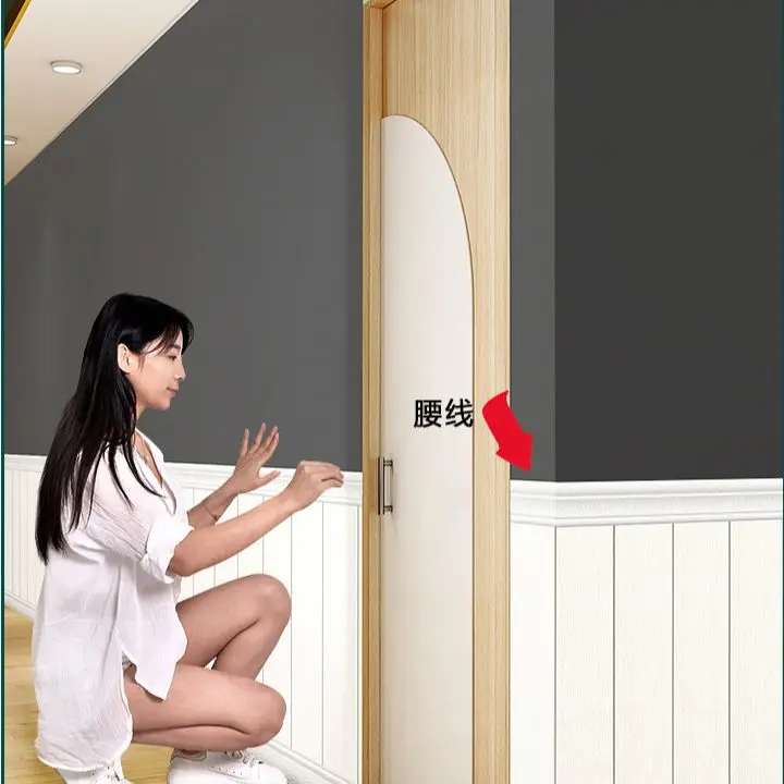 

3D Foam DIY Wall Sticker Self Adhesive Waterproof Baseboard Wallpaper Picture Frame Border Living Room Bedroom Home Decor
