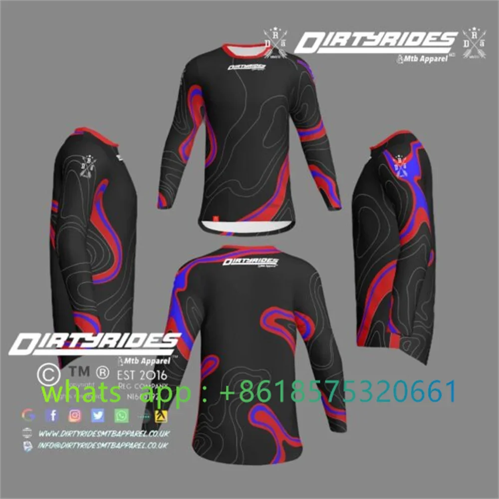 Одежда для горного велосипеда Dirtyrides Мужская футболка локомотивная легкая и