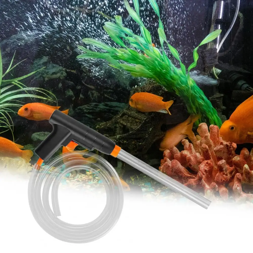 

Remove Dirt Universal Fish Tank Water Changer Simple Operation Water Gravel Cleaner Solid for Fish Tank