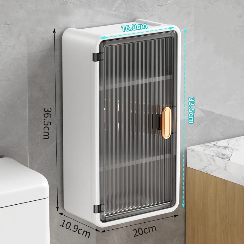 

Водонепроницаемая настенная коробка для салфеток серый желтый