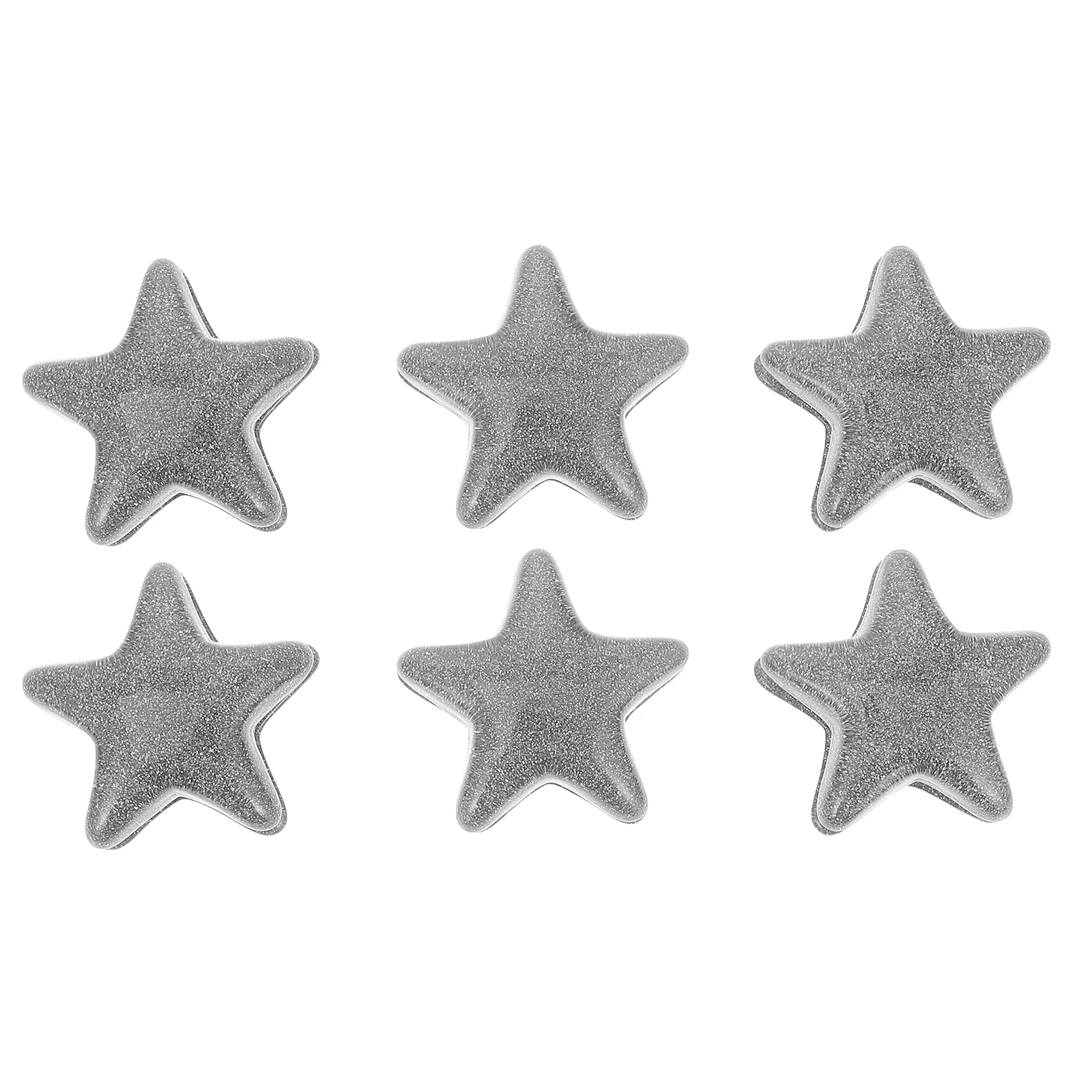 

6 Pairs Drapery Weights Magnet Shower Curtain Bottom Outdoor Tablecloth Clips Heavy Patio Magnets Stainless Steel Star