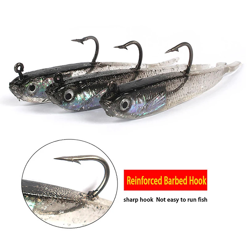 

Мягкая приманка хвост 75 мм с крючком для рыбы искусственная силиконовая Мягкая рыболовная вилка для хвоста для рыболовных снастей