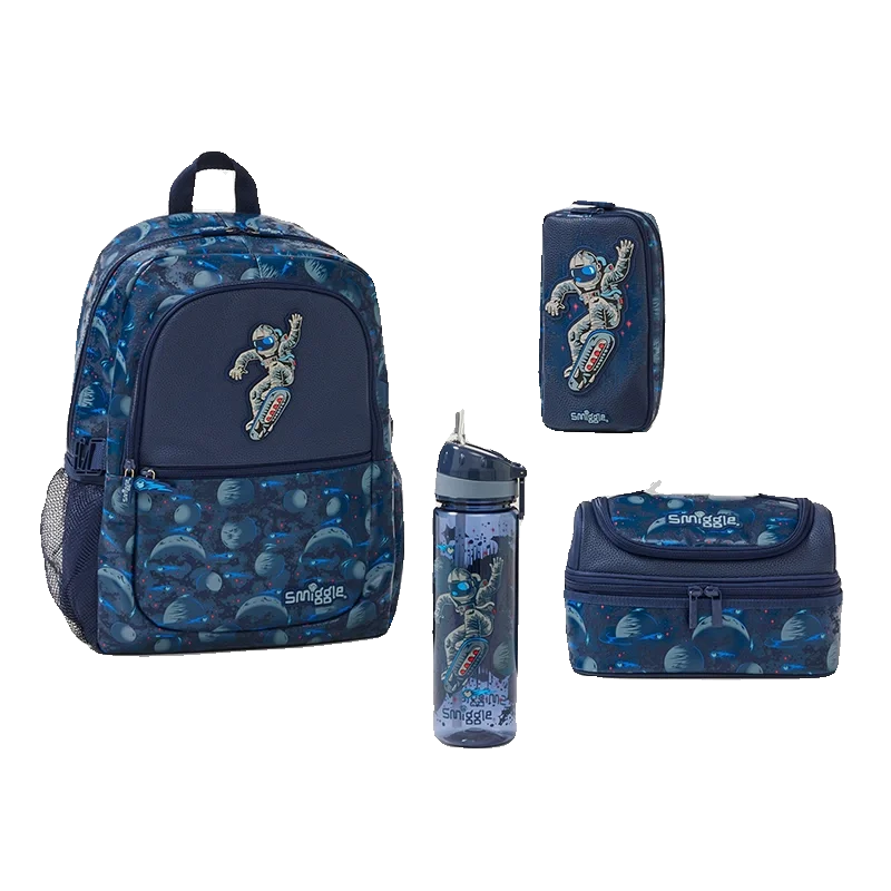 Австралийский Смайлик Студенческий Рюкзак Космонавта Детская Школьная Сумка