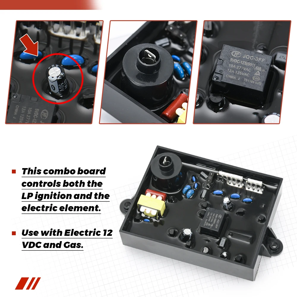 Плата управления водонагревателем на колесах 91226 панель зажиганием для ПК Atwood