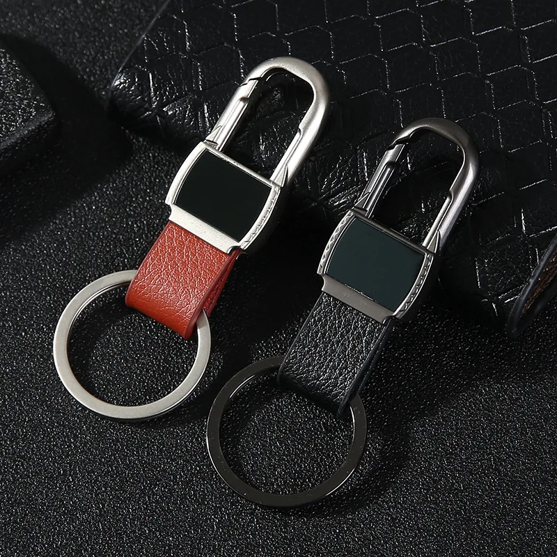 

Fashion PU Leather Keychain Business Gift Leather Key Chain Men Women Car Key Strap Waist Wallet KeyChains Keyrings