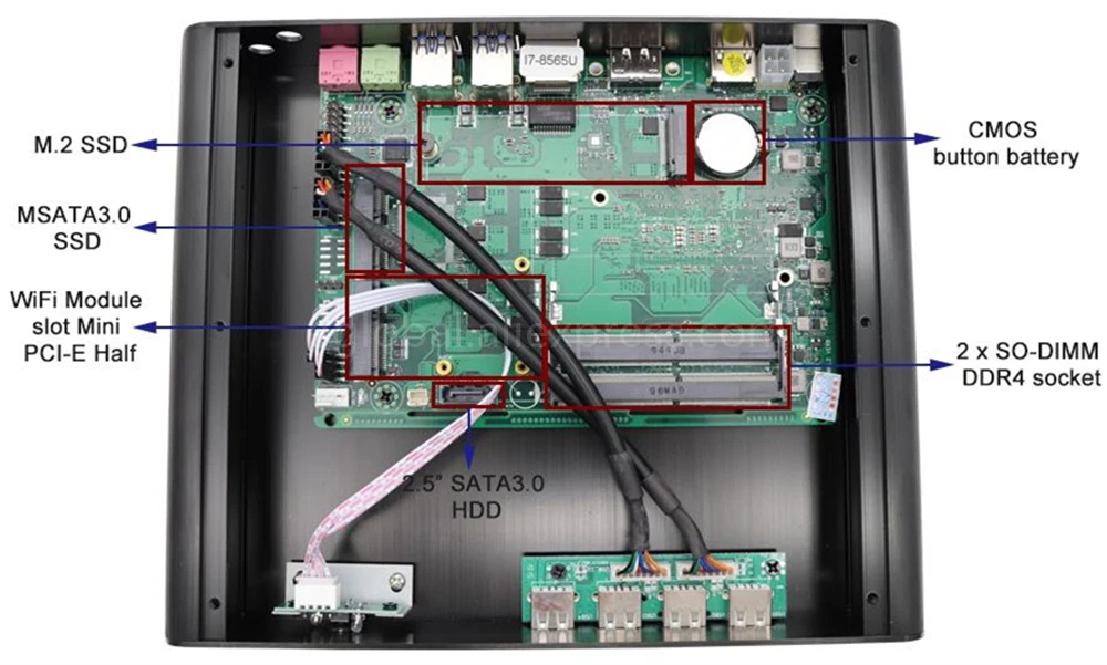 Новинка 2022 игровой мини-ПК 11-го поколения Core i7 1165G7 10710U настольный компьютер NUC 4K HTPC