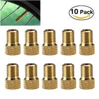 10pcsset french valve to american valve bike bicycle pump tube adapter converter