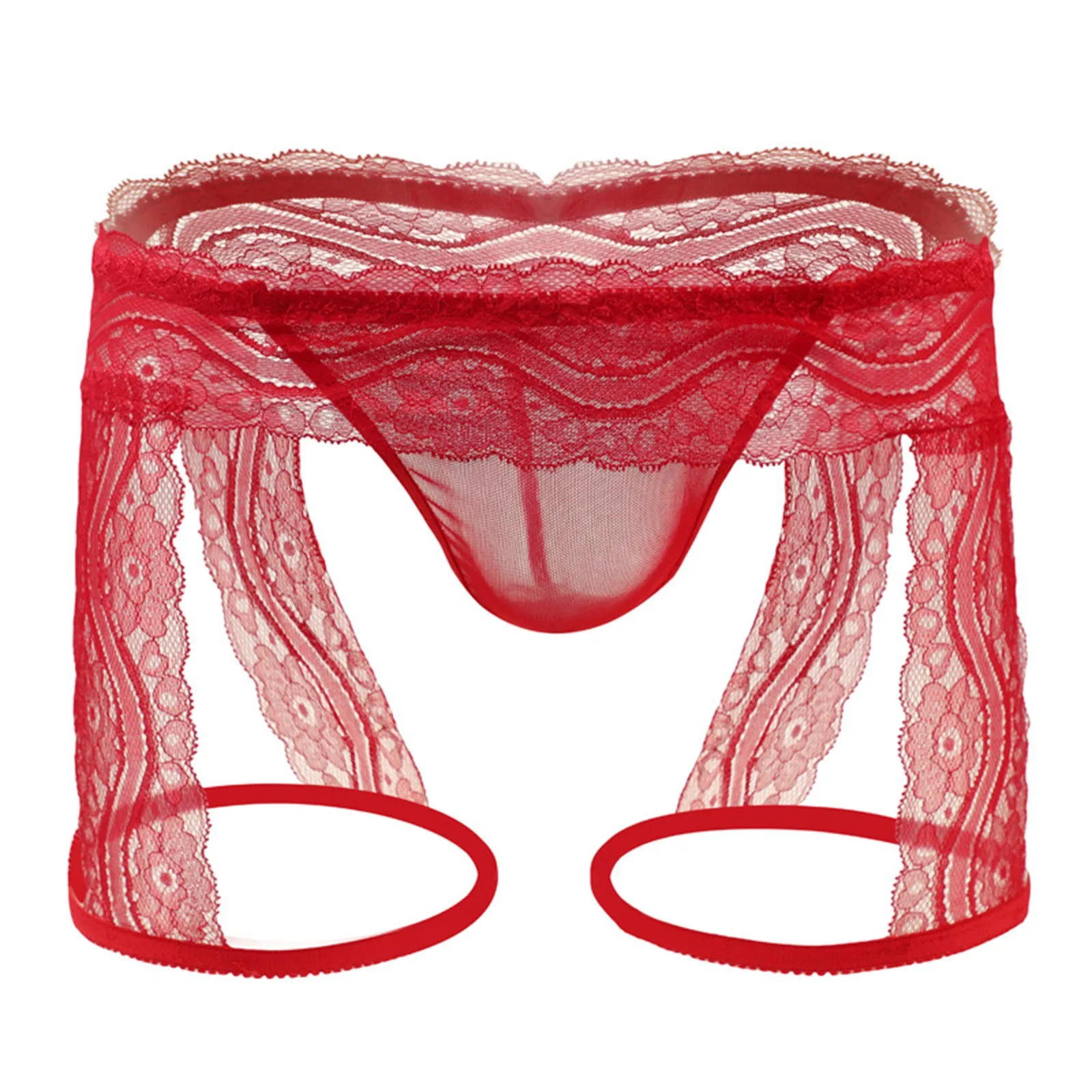 

Женские кружевные стринги, подвязки, ремни, подвязки, комплект нижнего белья, трусики, ремни для ног, подвязки, эластичные Эротические труси...