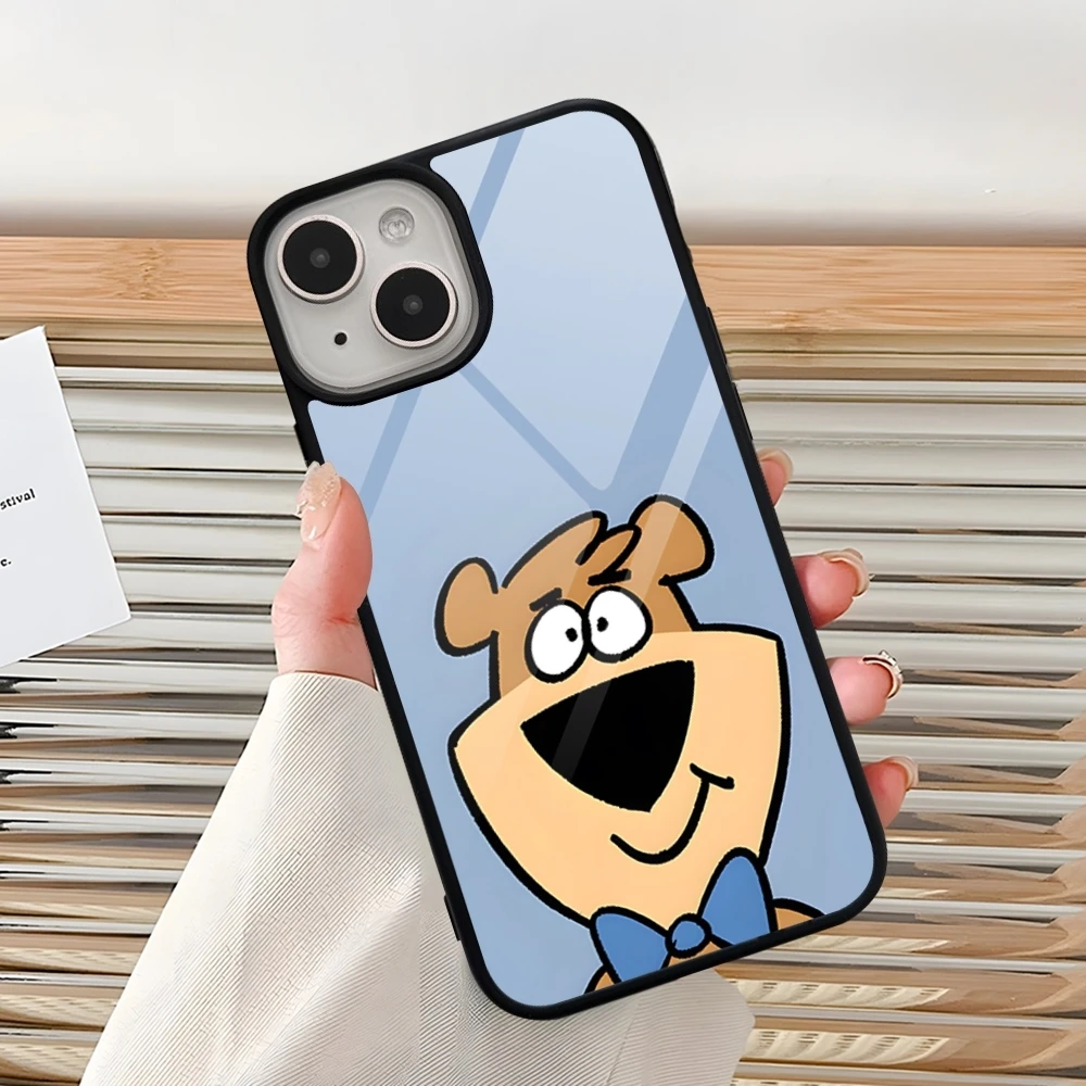 Чехол для телефона The Yogi Bear Show для Iphone 15 Pro Max 14 12 11 13 Mini 16 8 7 Plus X Xs XR PC + TPU Design Задняя крышка (art.: 3920cc828afab) - 3920cc828afab