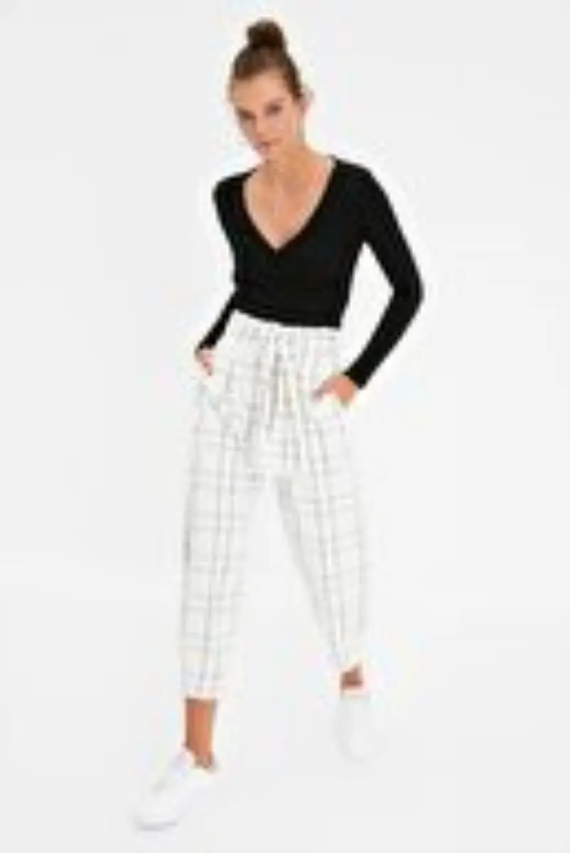 

Black Double Breasted Knitted Blouse