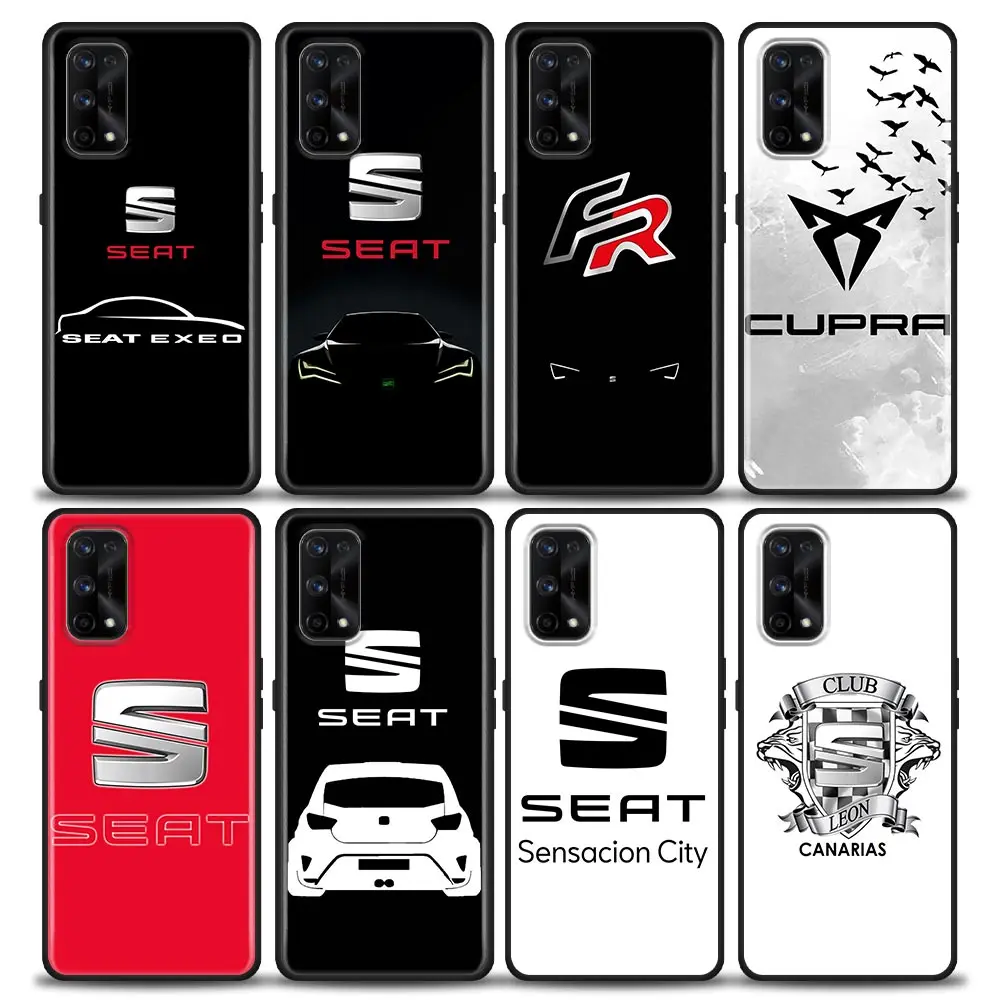 

Seat Car CUPRA Logo FR Phone Case For Oppo Realme 8i 8 9 7 6 5 Pro 9i 7i 5i 6i XT 5G Cases Soft Silicone Cover Realme 8Pro