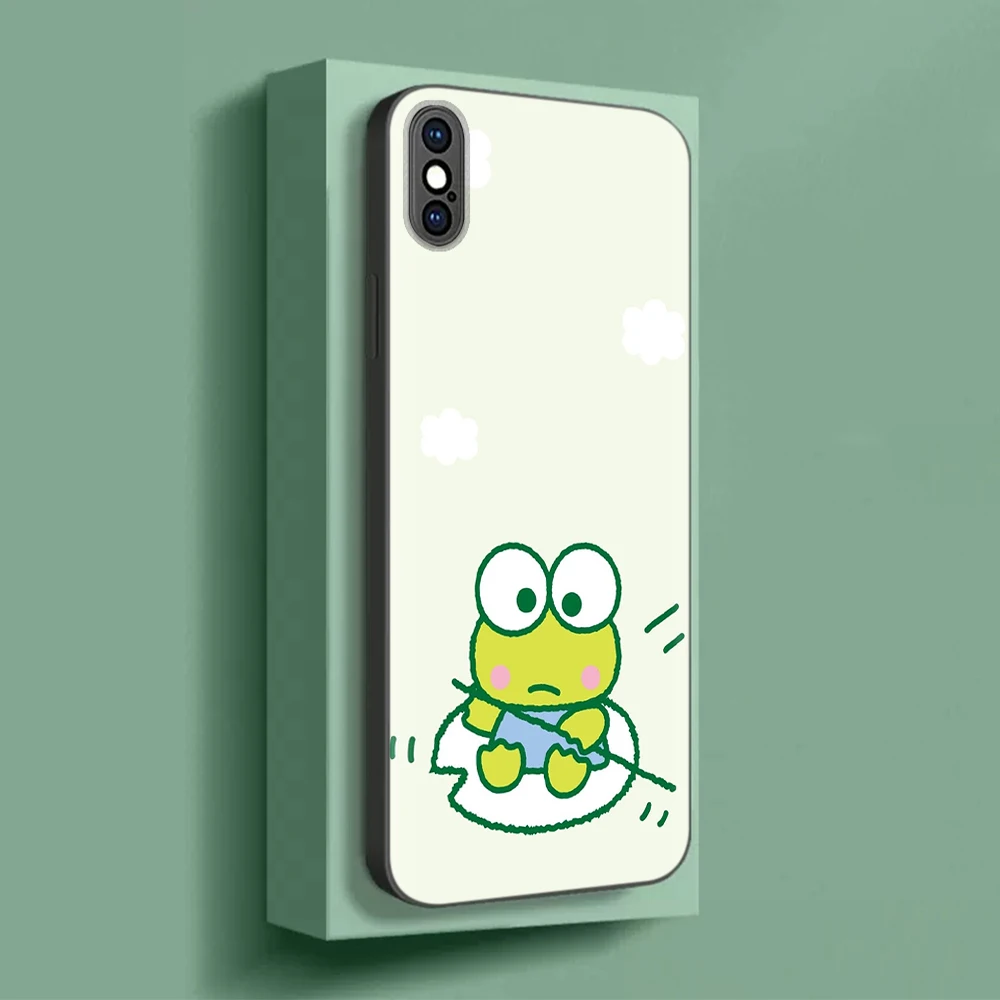 Черный Защитный чехол для VIVO Y12S Y12 Y17 Y21 Y21S Y31 Y31S Y52S Y36 Y76 Y76S Kerokero Keroppi