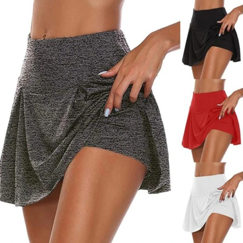 

Women's Professional Sports Fitness Running Jogging Shorts Women Tennis Shorts Skirt Anti Exposure Tennis Skirt Shorts