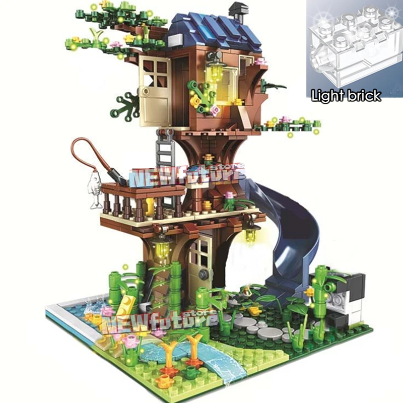 Современные строительные блоки Treehouse Light Four Seasons классические модели наборы