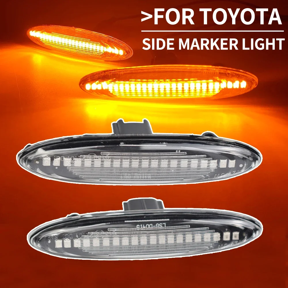 1 пара светодиодных динамических боковых указателей поворота для Lexus IS250 IS350 SC430