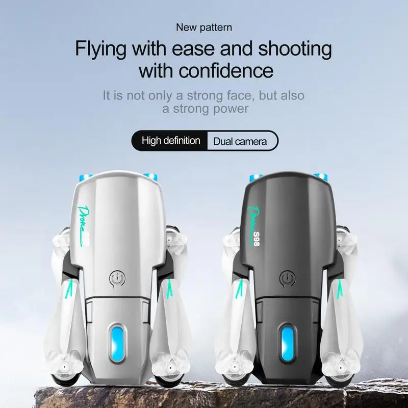 

Квадрокоптер складной с двойной камерой, Wi-Fi, FPV, GPS