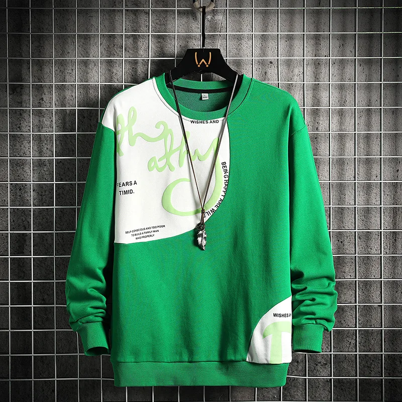

2023 Hip Hop Casual Sweatshirts Harajuku Designer Hoodies for Men Clothing Pullover Korean Fashion Streetwear Sweatshirt 6197