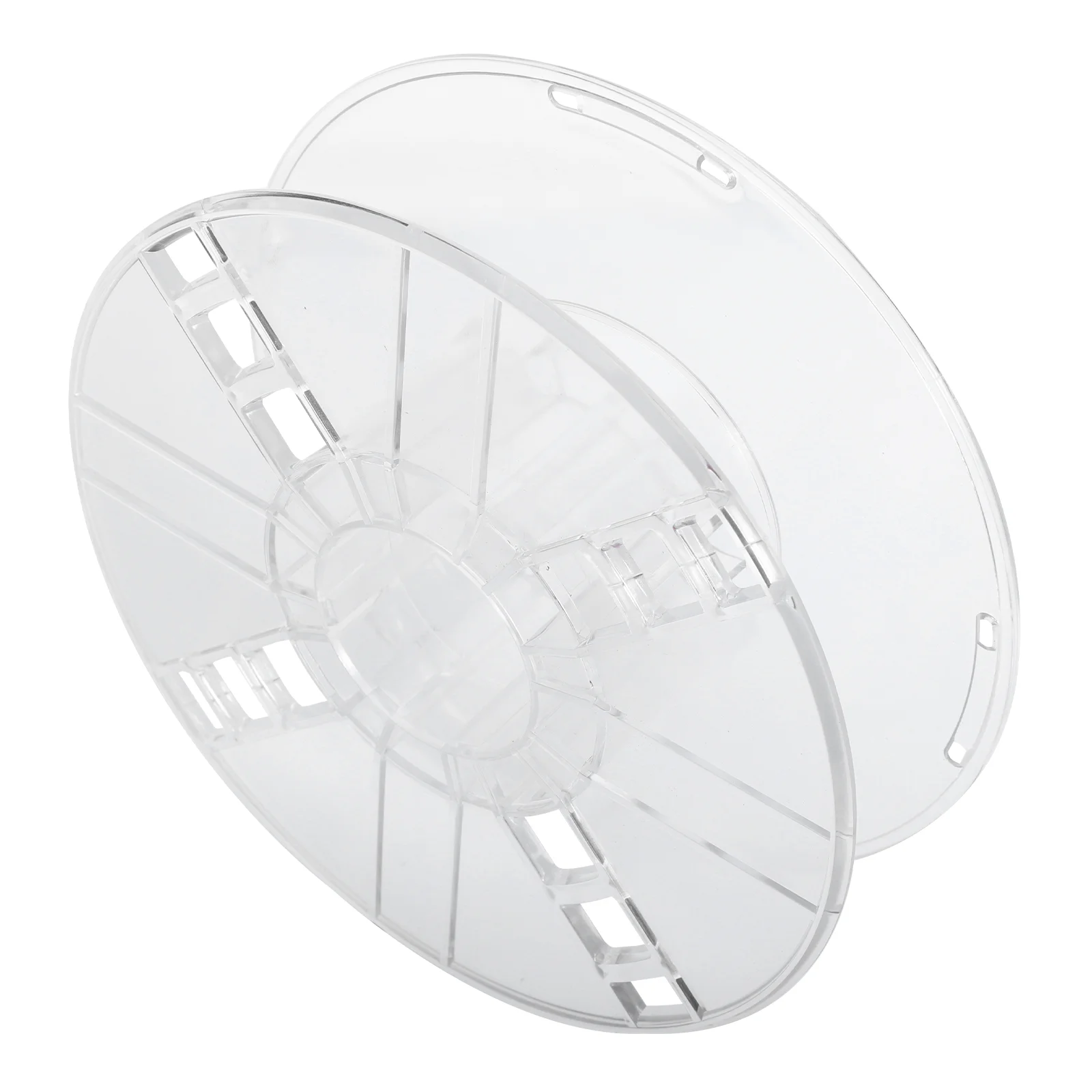

1 Pc 3D Filament 1KG Spool Hollow Bobbin Plastic Transparent Reel