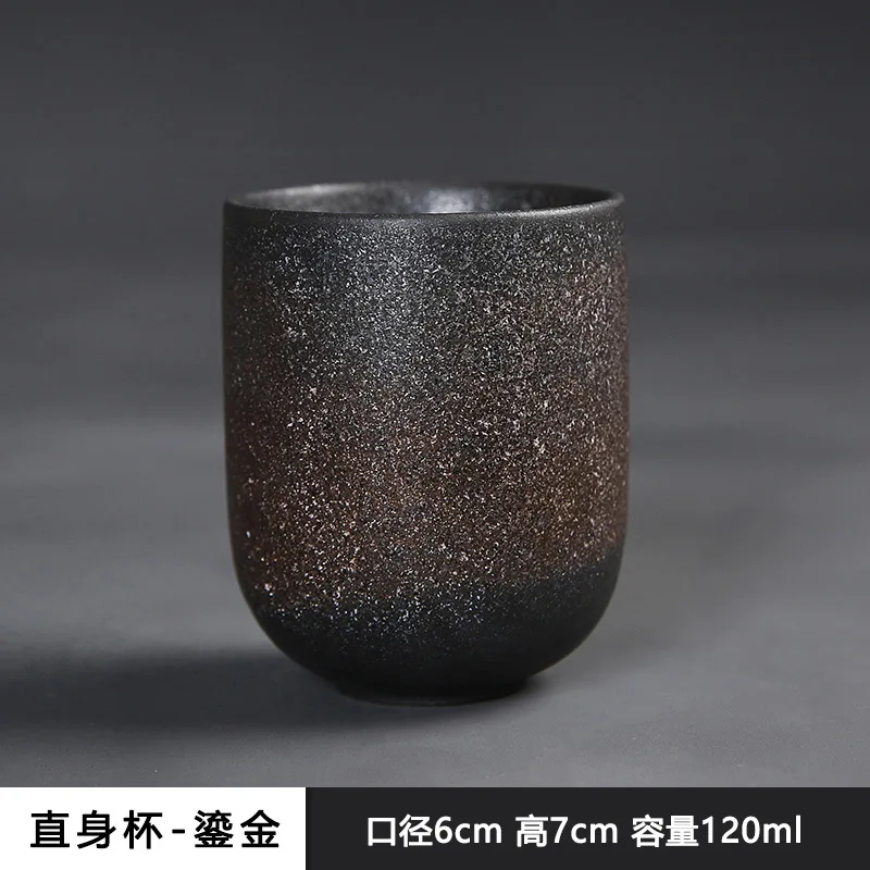 

Мини-чайные чашки в стиле ретро, 100 мл, грубые керамические кофейные кружки