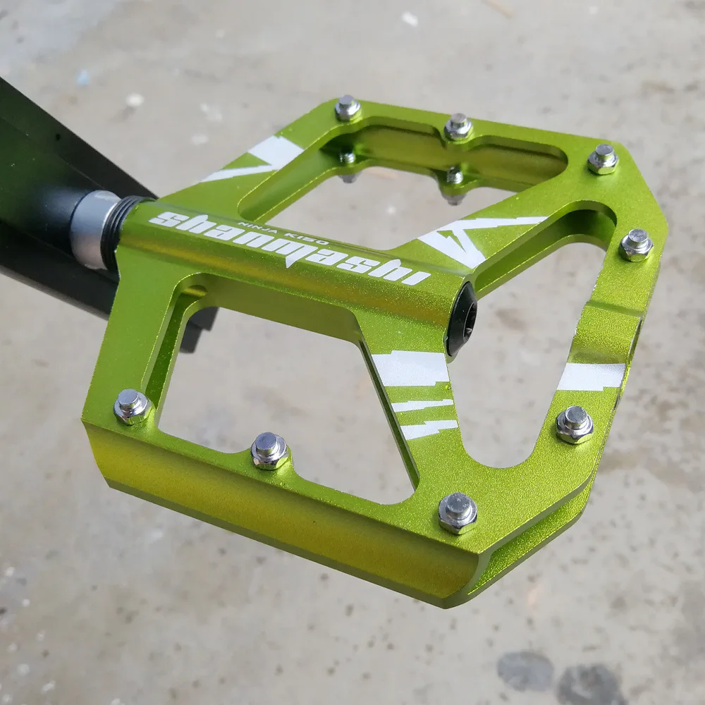 

SHANMASHI K150 aluminum alloy bicycle DU bearing pedal mountain bike wide pedal bearing pedal