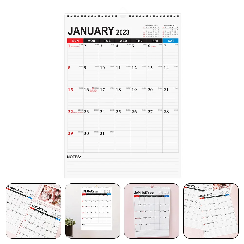 

Календарь Φ, ежемесячный подвесной стол, график, большой бумажный месяц, катушка, 2024 год, английский, офис, ежедневный декоративный план 2023