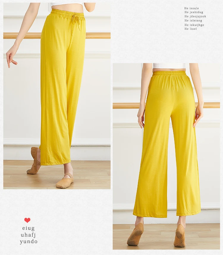 

Modert dance pants, baggy fall and winter, classical dance pants, wide legs, slimming, modern dance pants gogo dancer costume