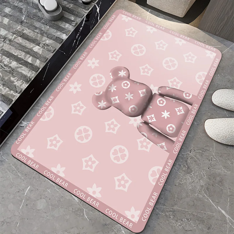 

Chao Brand Water-absorbent Mat Home Bedroom Bathroom Doorway Non-slip Foot Mat Entry Door Dirt-resistant Floor