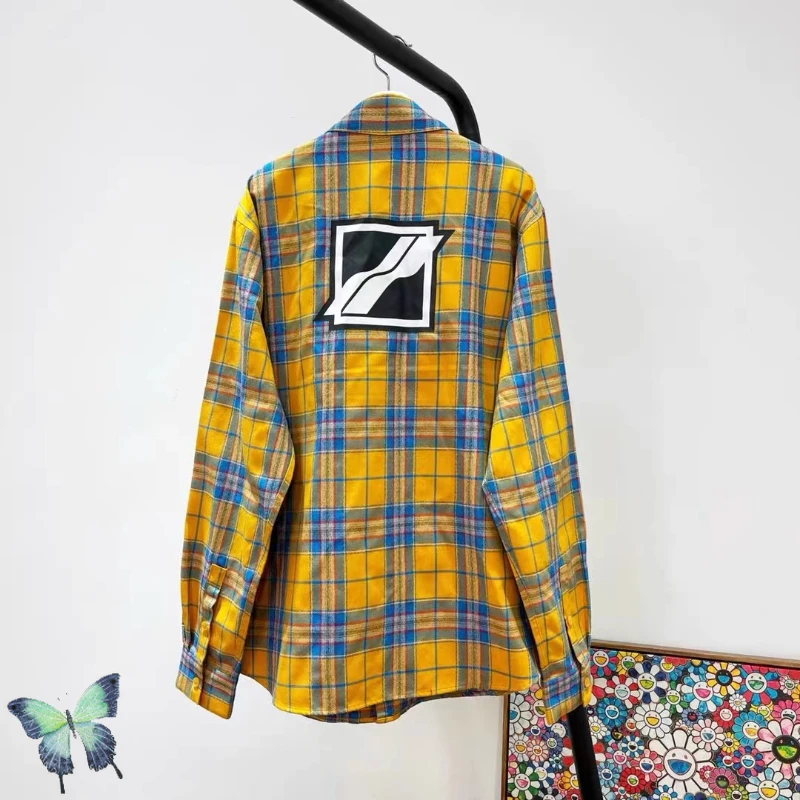 

Клетчатая рубашка Welldone We11done с длинным рукавом, рубашка без карманов