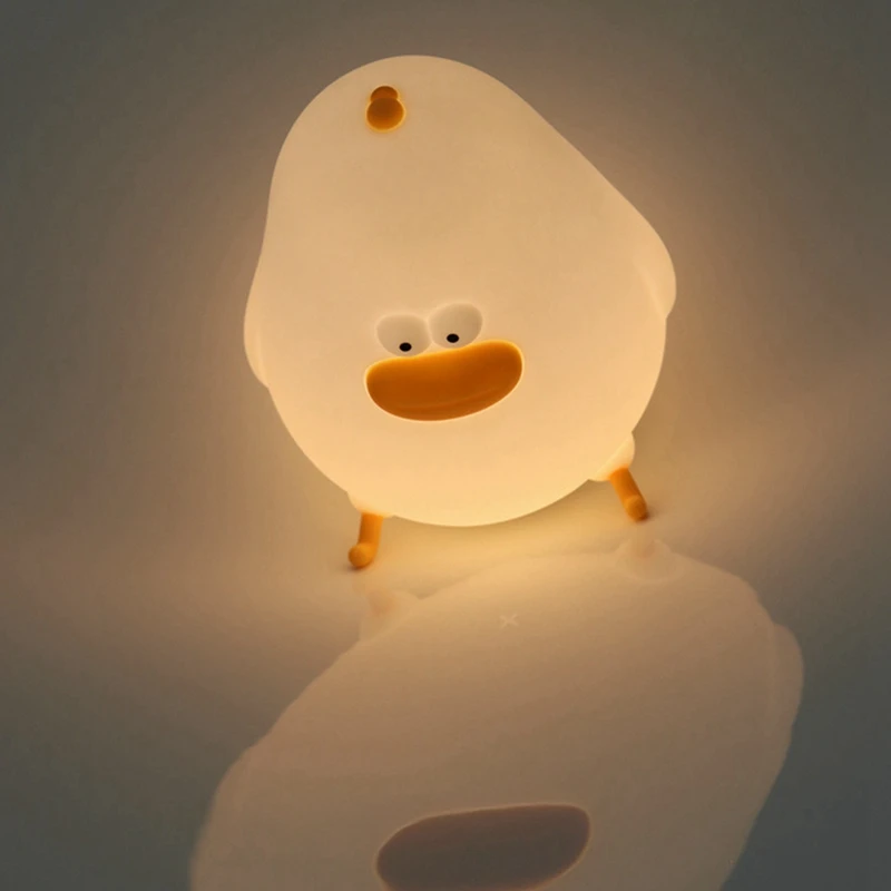 Акция! Ночник "Спящая курица" для рабочего стола, прикроватный интеллектуальный датчик поглаживания для спальни, кормления младенца в ночное время.