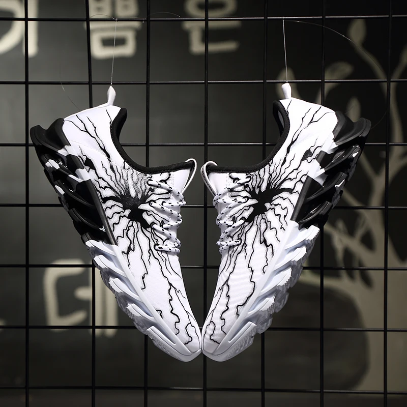 Men's sneaker Fashion Printed Sports Running Shoes light Breathable Outdoor Casual Shoes