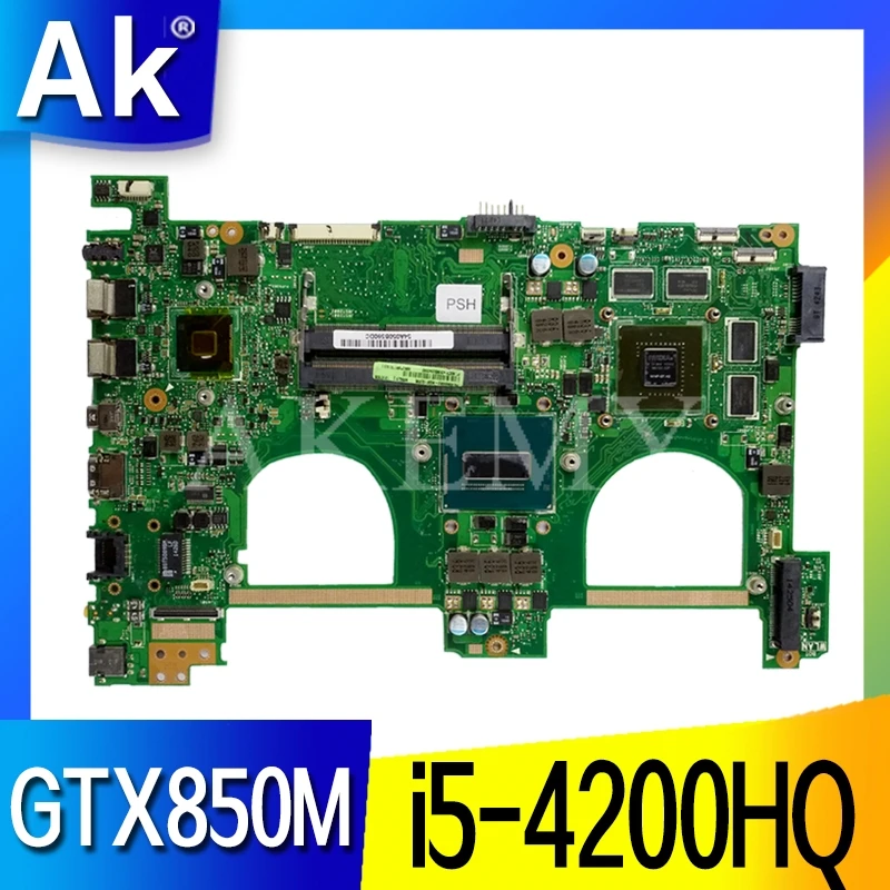 

Новая материнская плата для Asus N550JK N550JV G550JK G550JV N550J G550J Laotop, материнская плата N550JK с фотоэлементами GTX850M