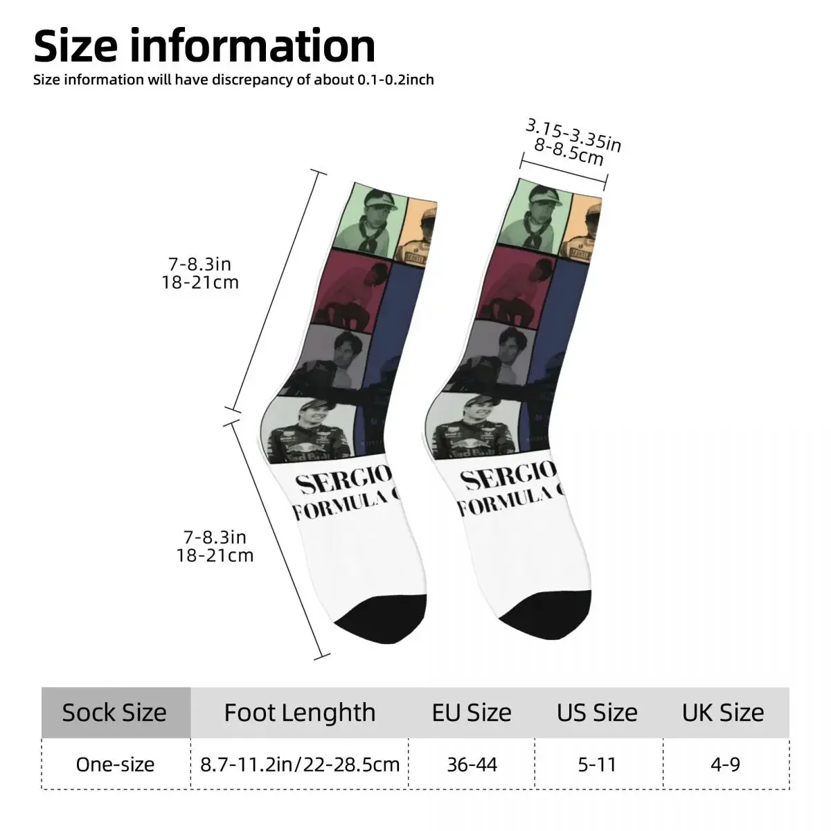 Женские и мужские носки в стиле хип-хоп Sergio Перез The Eras туристические аксессуары