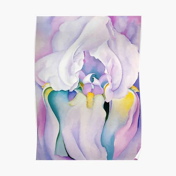 

Светильник Of Iris 1924 By Georgia O Keeffe постер для комнаты, винтажный декор, печать, картина на стену, забавная роспись, домашняя Современная без рамки