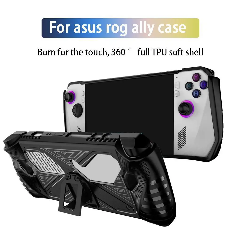 Жесткий Чехол-подставка из ТПУ для Asus Rog Ally портативной консоли, мягкий защитный чехол, фотоаксессуары для геймпада