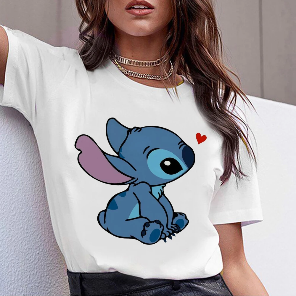 

Disney Couples Matching Clothing Set Stitch T-Shirts Woman Summer 2022 Oversized T Shirt Ropa Mujer Edgy Russia Free Shipping