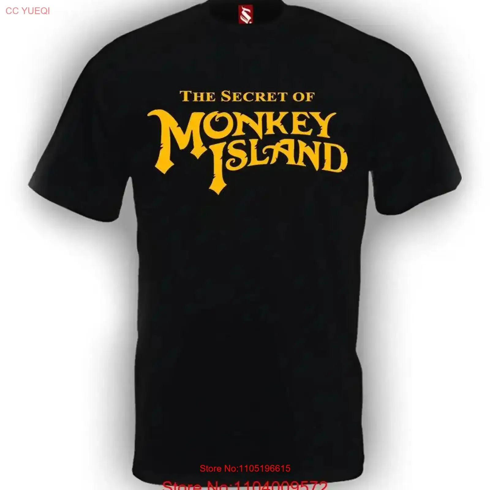 Фото SHOCKSTAR ФУТБОЛКА Monkey Island винтажная стираная дышащая мягкая дизайнерская одежда модный универсальный топ унисекс для повседневной носки №1
