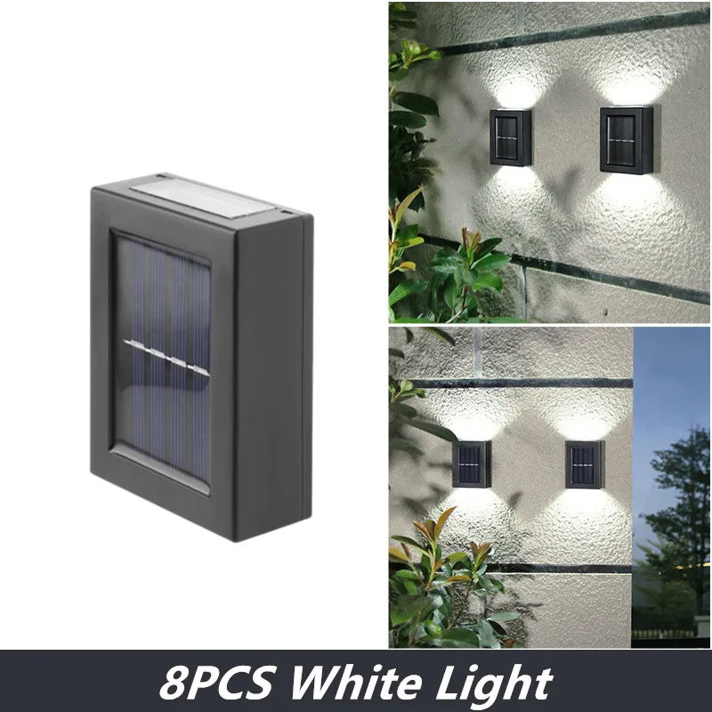 

LED Lamp Sensor Waterproof Light Solar Garden Decoration Garland Light Outdoor Solar Streetlights 1/2/4/6/8Pcs Solar Wall Light