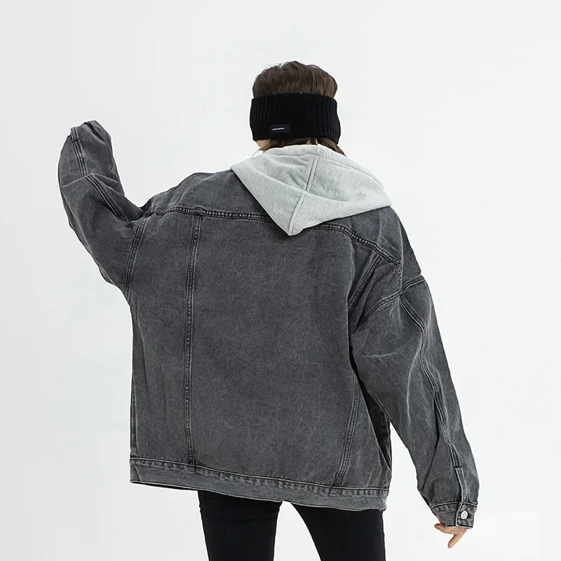Мужская джинсовая куртка на весну и осень мужская свободная рабочая одежда с