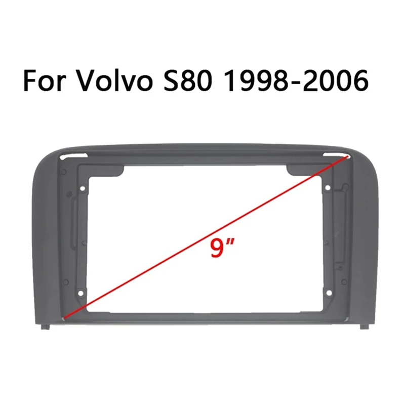 2Din автомобильный радиоприемник для Volvo S80 2001-2006 DVD стерео рамка пластина адаптер