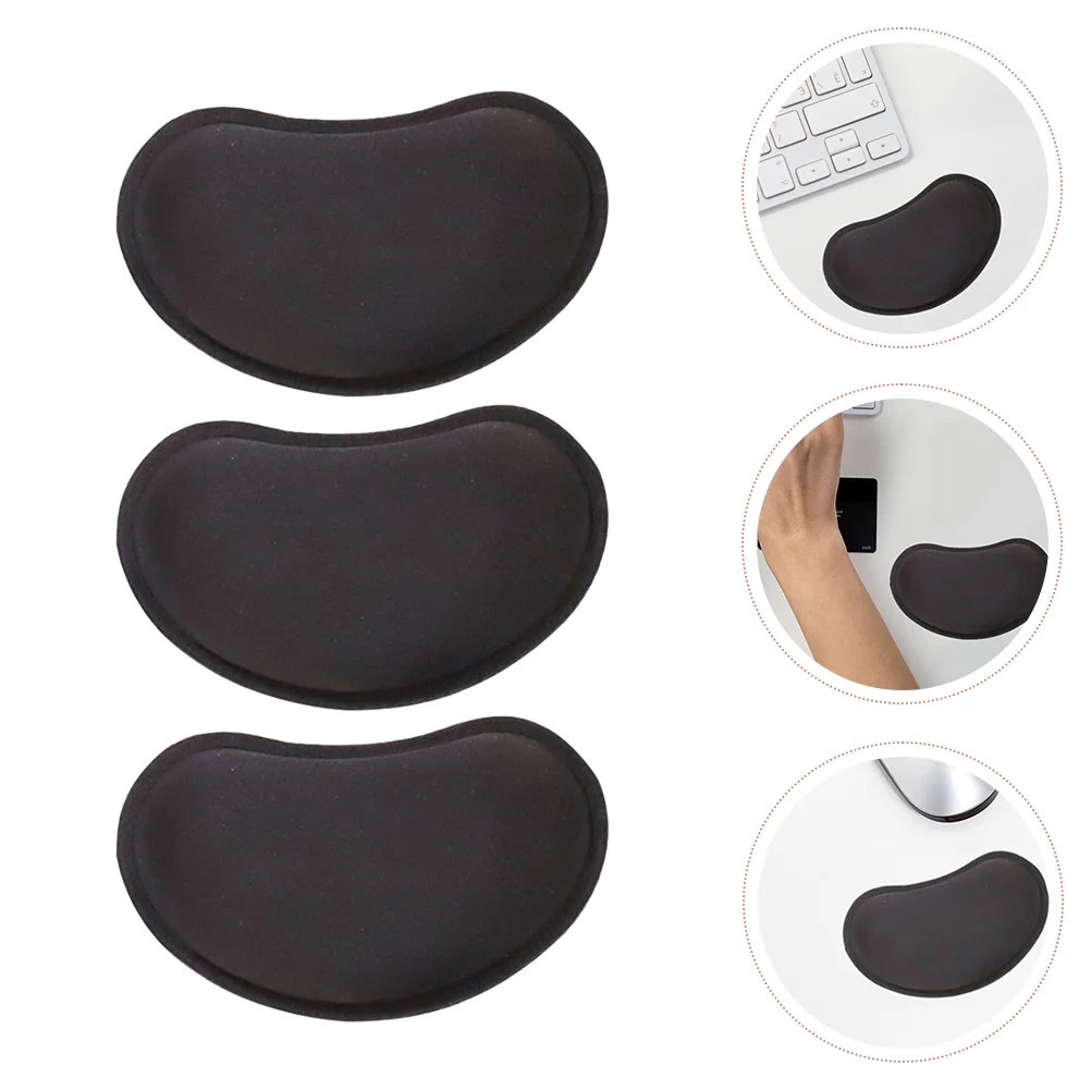 

3 Pcs Mouse Rest Wrist PC Keyboard Computer Mice Pad Carpal Tunnel Wristband Wrist Pad Keyboard Cloth Arm Support Office
