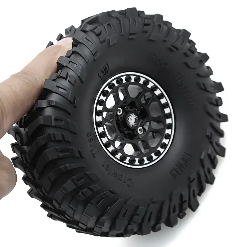 Фото Комплект колес и шин Beadlock 1.9 для радиоуправляемых краулеров масштаба 1/10 Axial SCX10, SCX10 II, III, 90047, D90, TF2, CC01, TRX4, TRX (4 шт.) №4