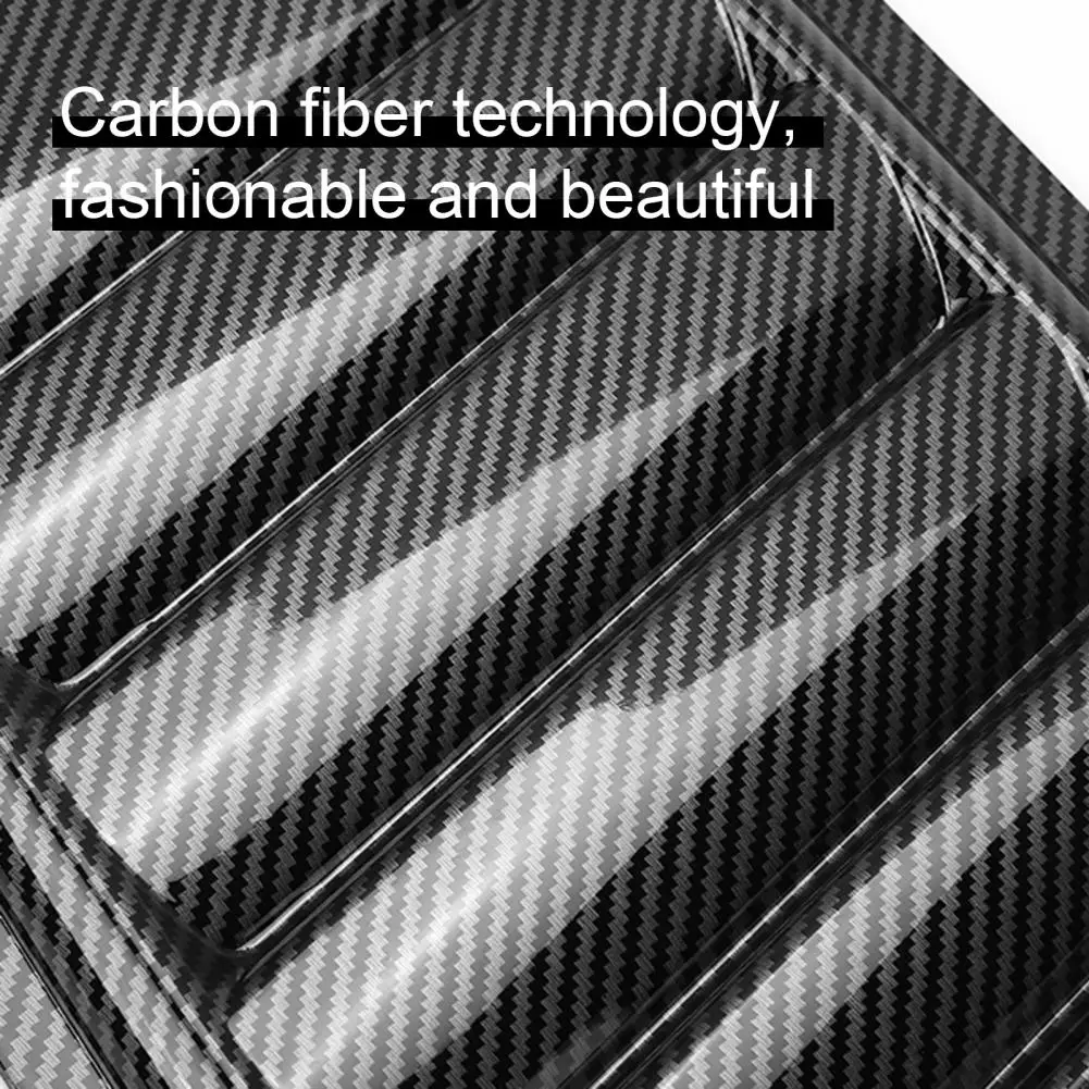 

Car Emblem Stickers 2Pcs Practical Self-adhesive Easy Installation Car Side Air Flow Intake Hood Stickers for Vehicle