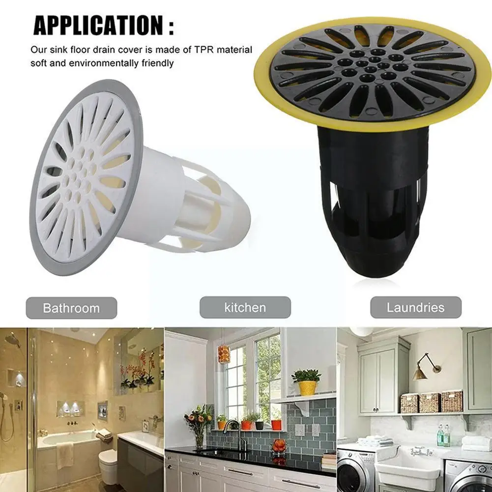 

Universal Deodorant Floor Drain Core Shower Drain Stopper 1pc Sewer Hair Toilet Anti-odor Kitchen Bathroom E5u2