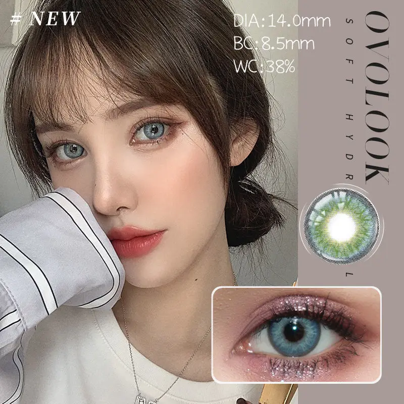 

2pc Contact Lenses For Eyes Solution Beauty Pupil Contacts Lenses Eye Cosmetic Colored Contacts Lens Contacto Lentes with Case