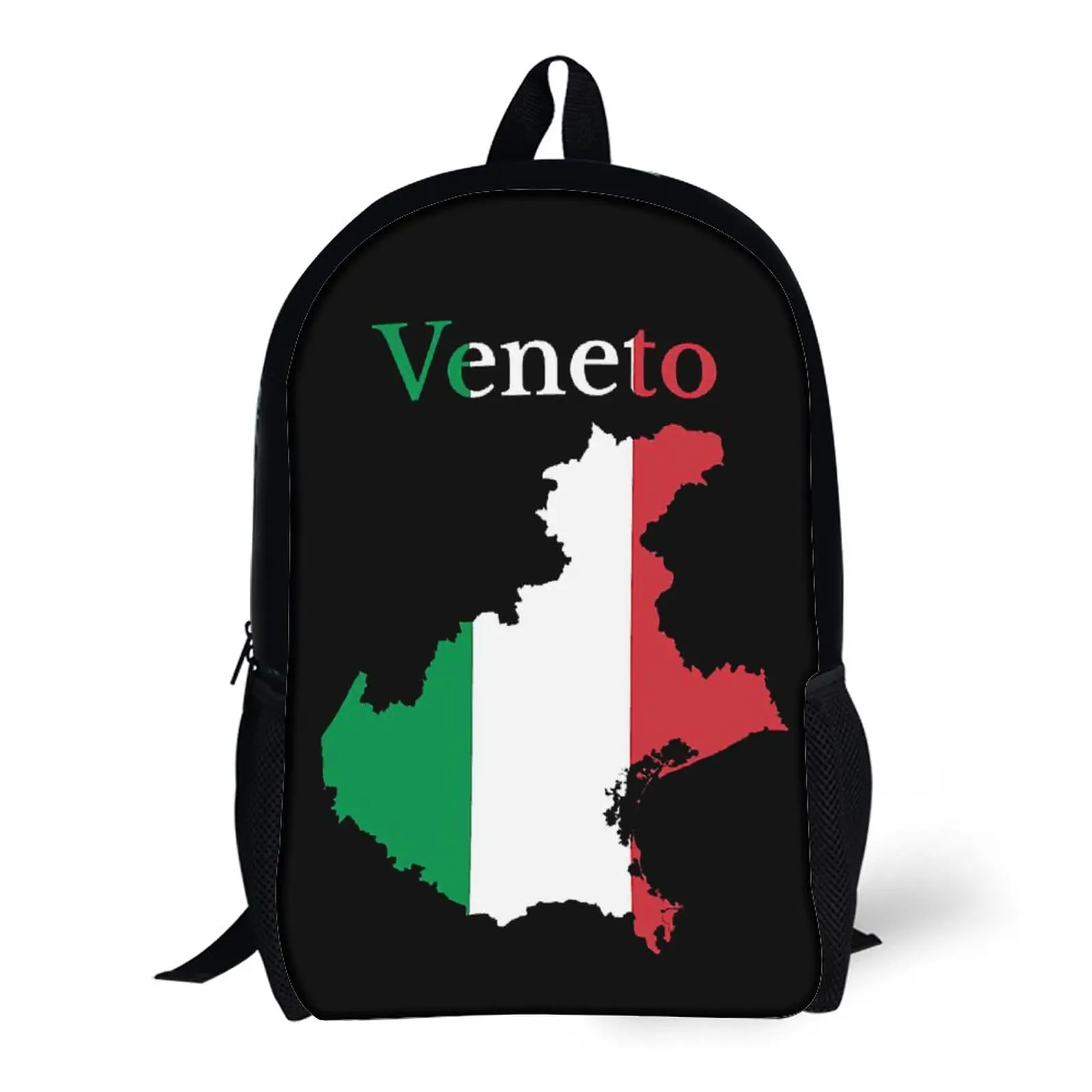 

Veneto Map Italy Italian Region Firm Snug Blanket Roll17 Inch Shoulder Backpack Vintage Schools Creative
