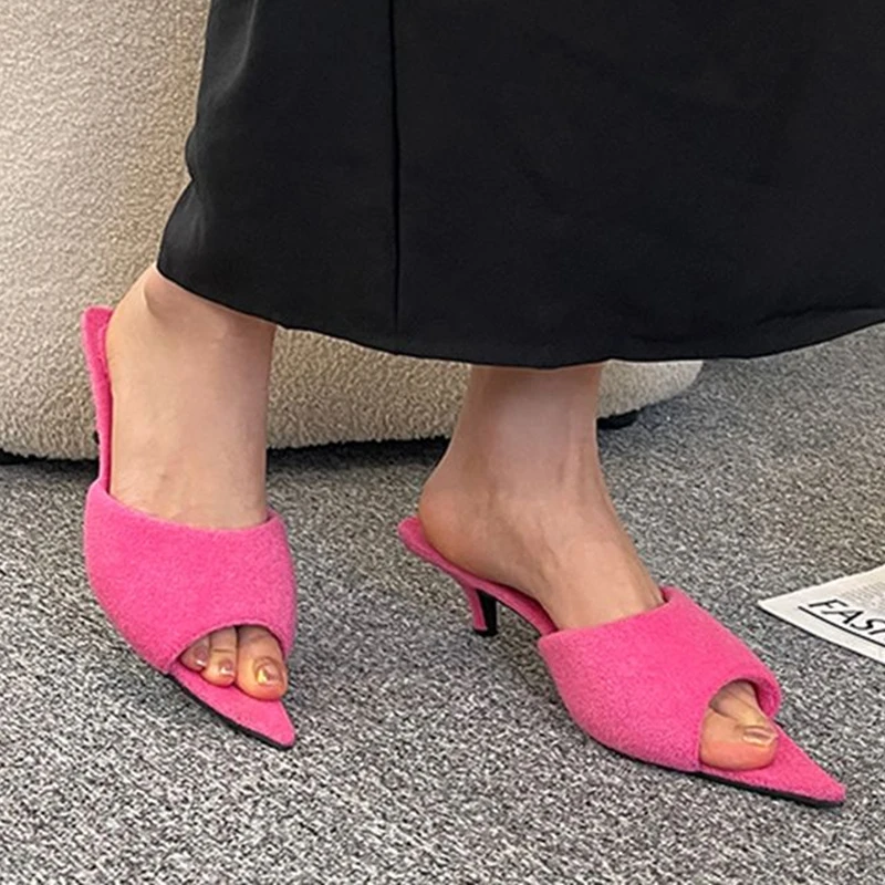 

Босоножки женские на среднем каблуке 3 см, модные сандалии, пляжные удобные босоножки, прозрачные, разные цвета