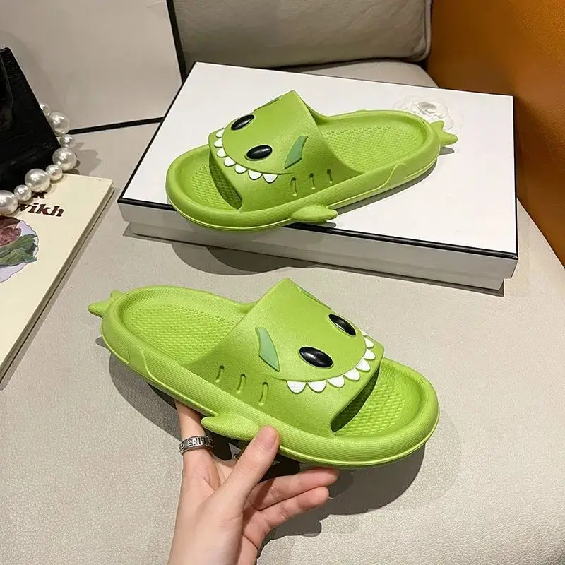 

Home Shark Women's Sandals Cloud Cute Teddy Bear Slippers Woman Slides Slipper Smiley Face Roman Beach Indoor House Summer 2022